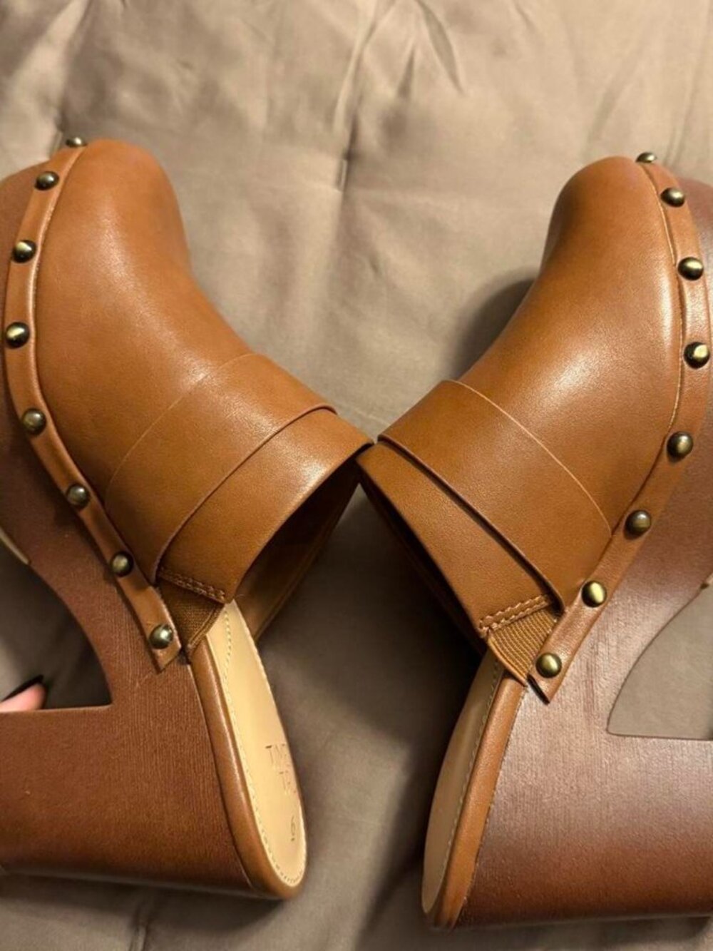 Tan Clogs